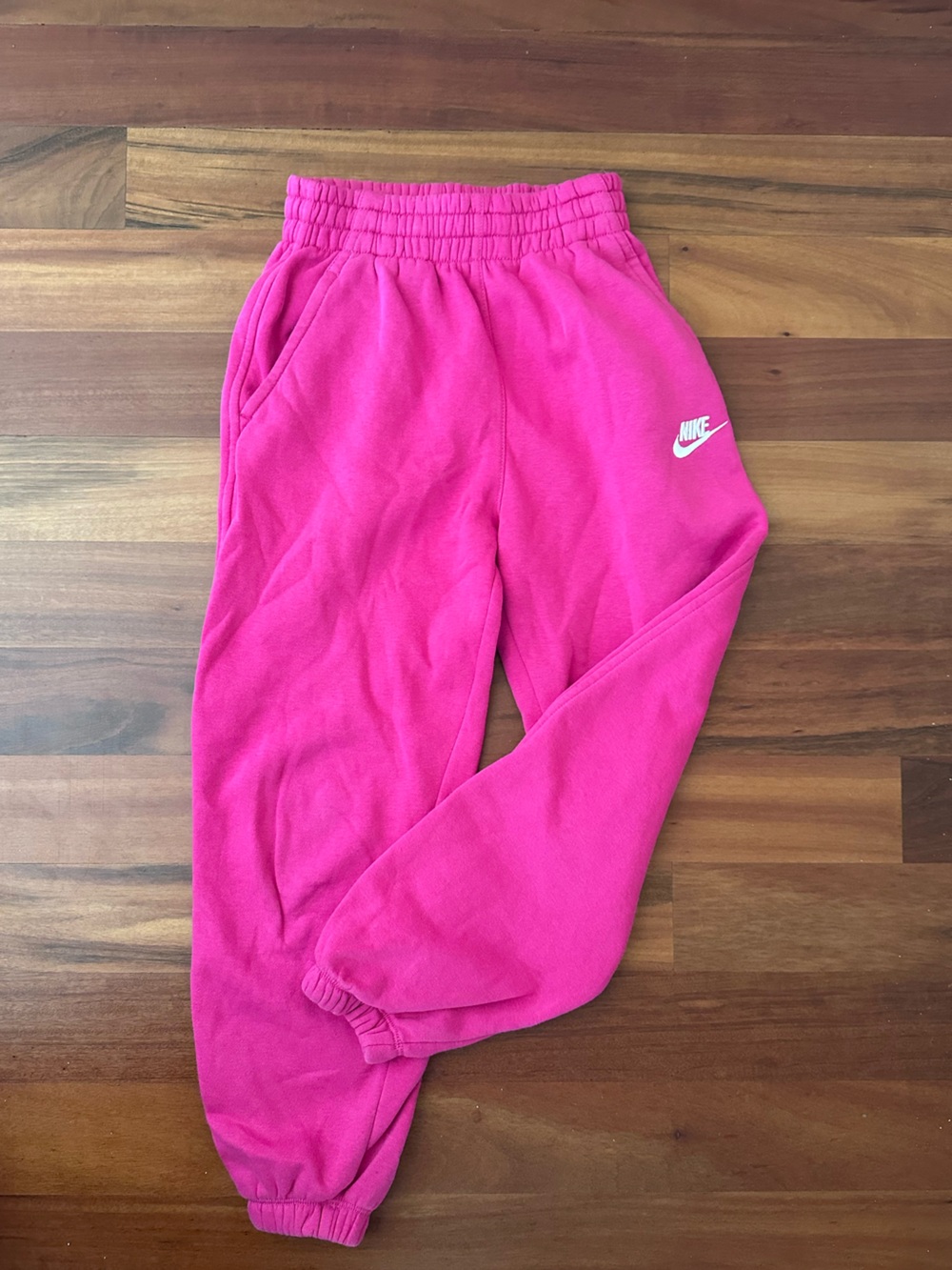 Nike Kids Bright Pink Fleece Joggers